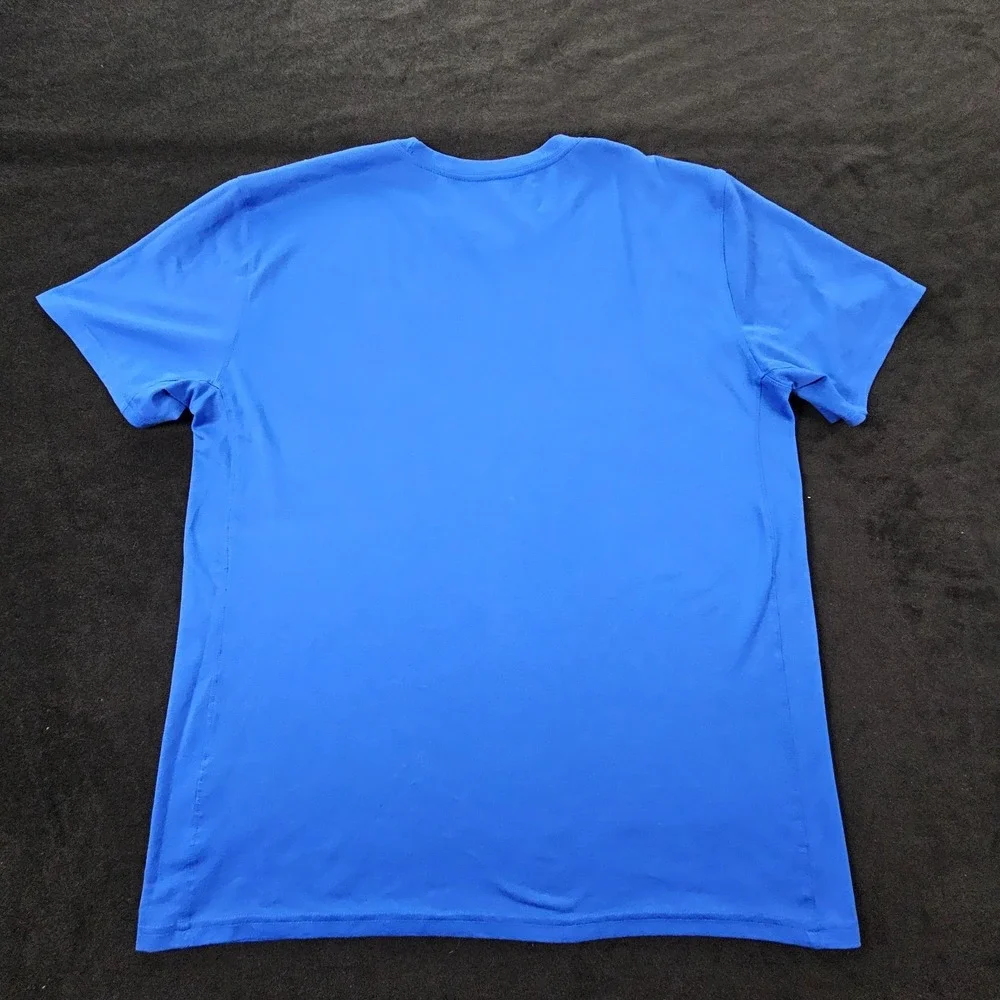Nike Dri-Fit Legend Blue Short Sleeve Performance T-Shirt Men's L